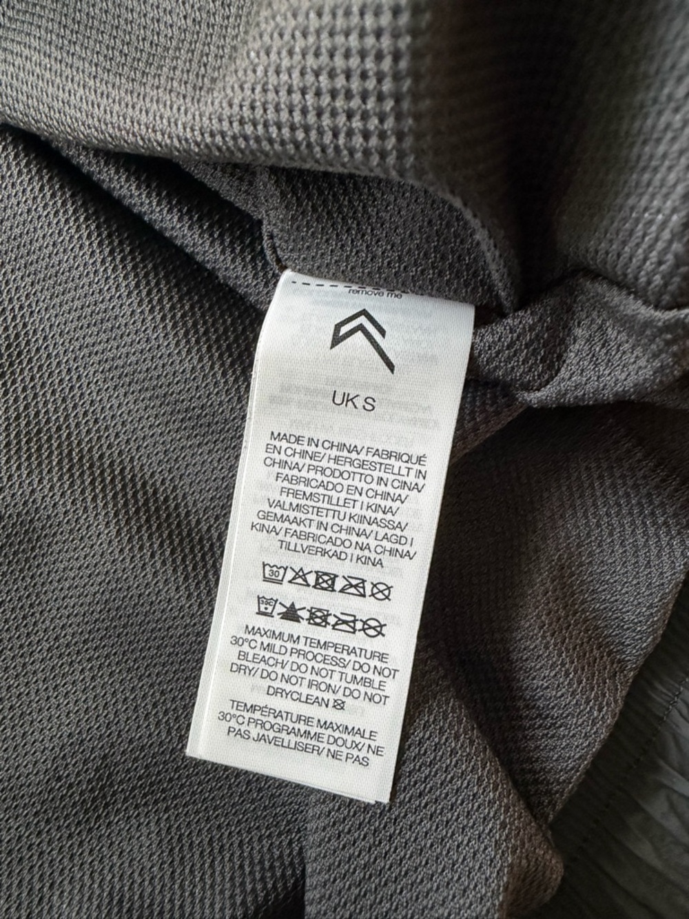Oner Active Oversize Piped Woven Track Jacket Black/White Size Small - Picture 4 of 5